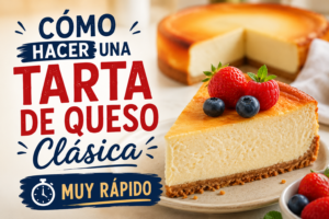 Cómo hacer una tarta de queso clásica – muy rápido